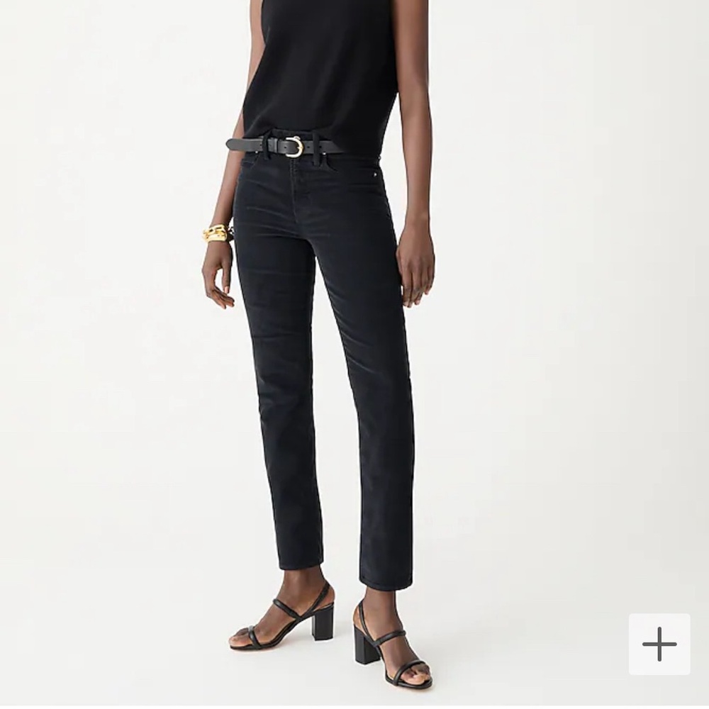 J.Crew petite high-rise slim demi boot corduroy pants.  Size 26P